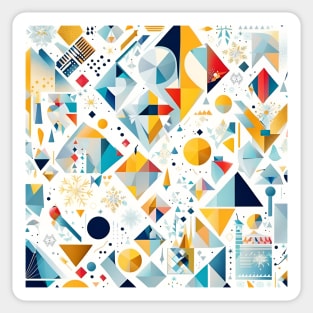 Abstract Winter Pattern Sticker